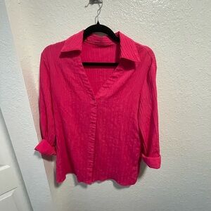 Hot pink shirt